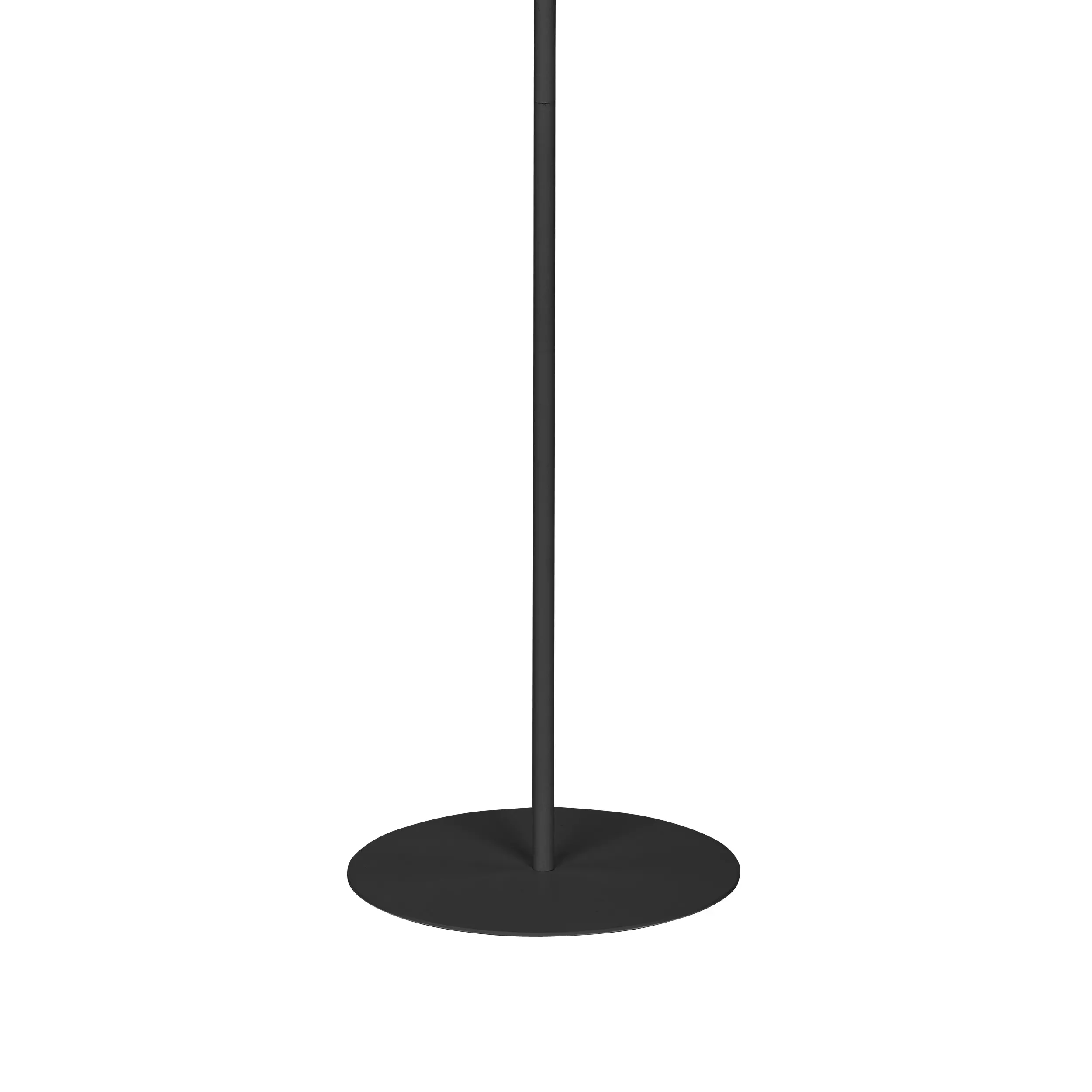 Lampa podłogowa MAJA czarna z białym klasycznym kloszem 148x45cm - TK_5547