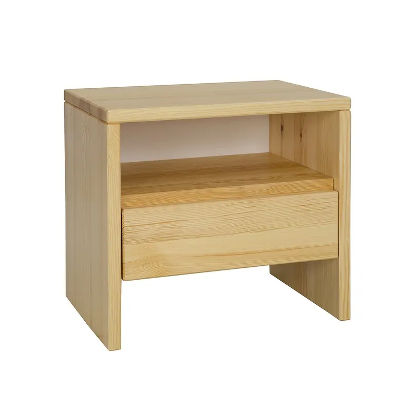 Szafka nocna drewniana 50 cm sosna — zdjęcie 3