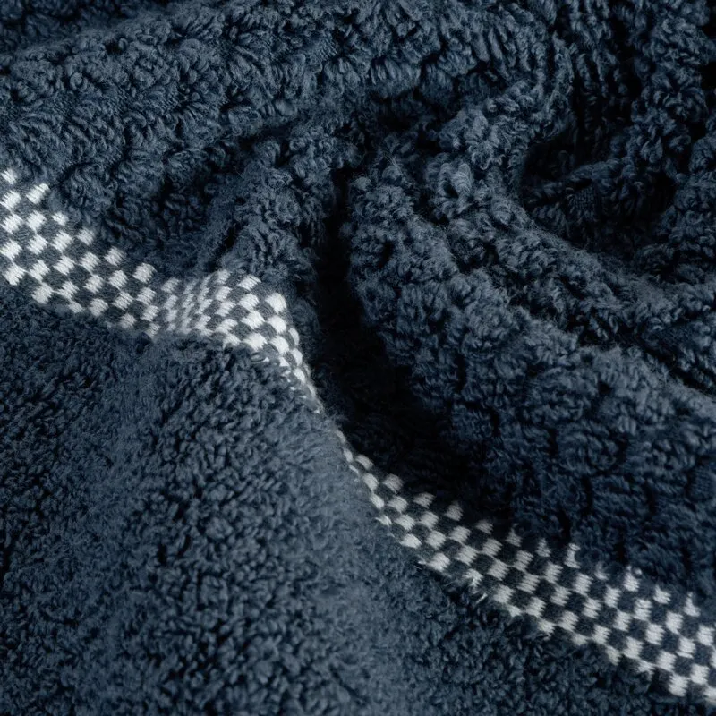 RĘCZNIK CALEB (10) 70 X 140 CM GRANATOWY - EU_434535