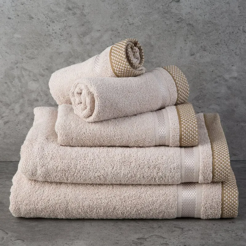 RĘCZNIK ABBIE (03) 100 X 150 CM BEŻOWY - EU_454216