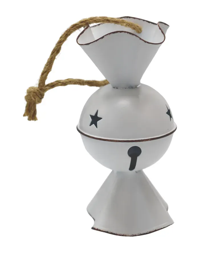 Dzwonek metalowy CUKIEREK 1611 biały