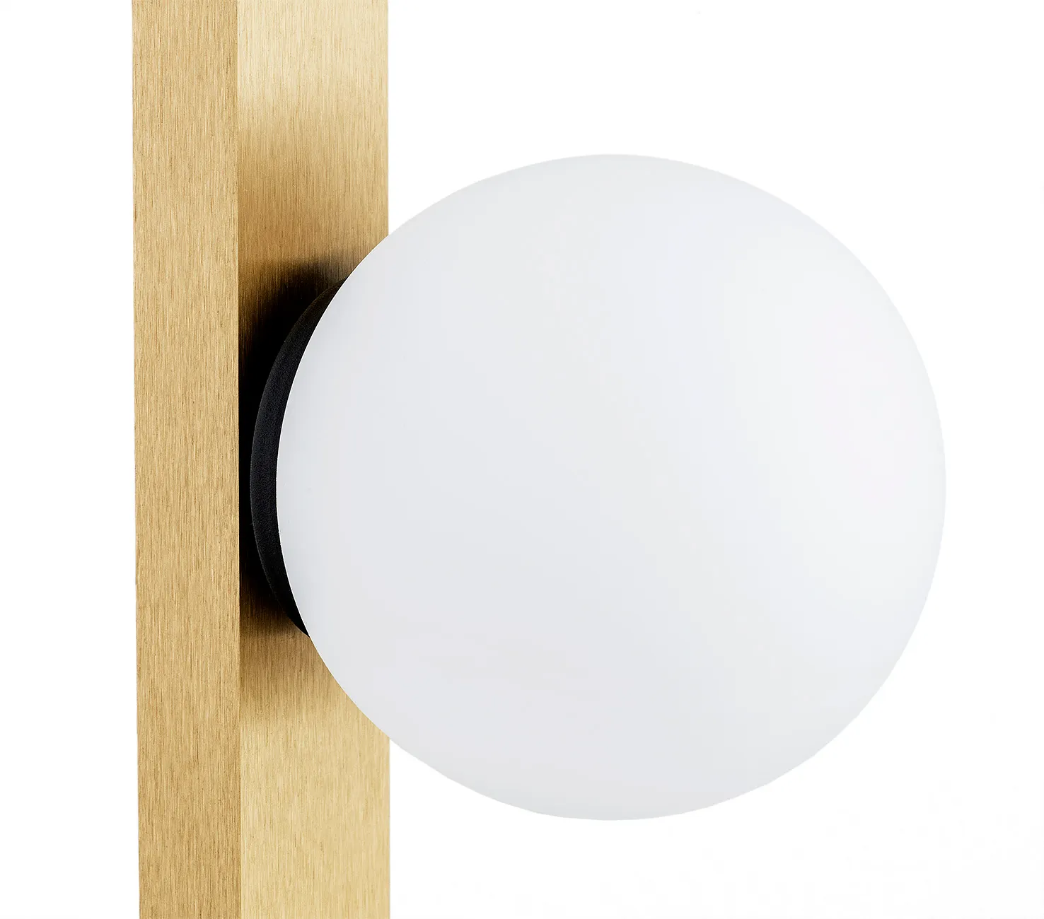 Lampa stołowa Freemont na kamiennej podstawie z dwoma kloszami - 1044