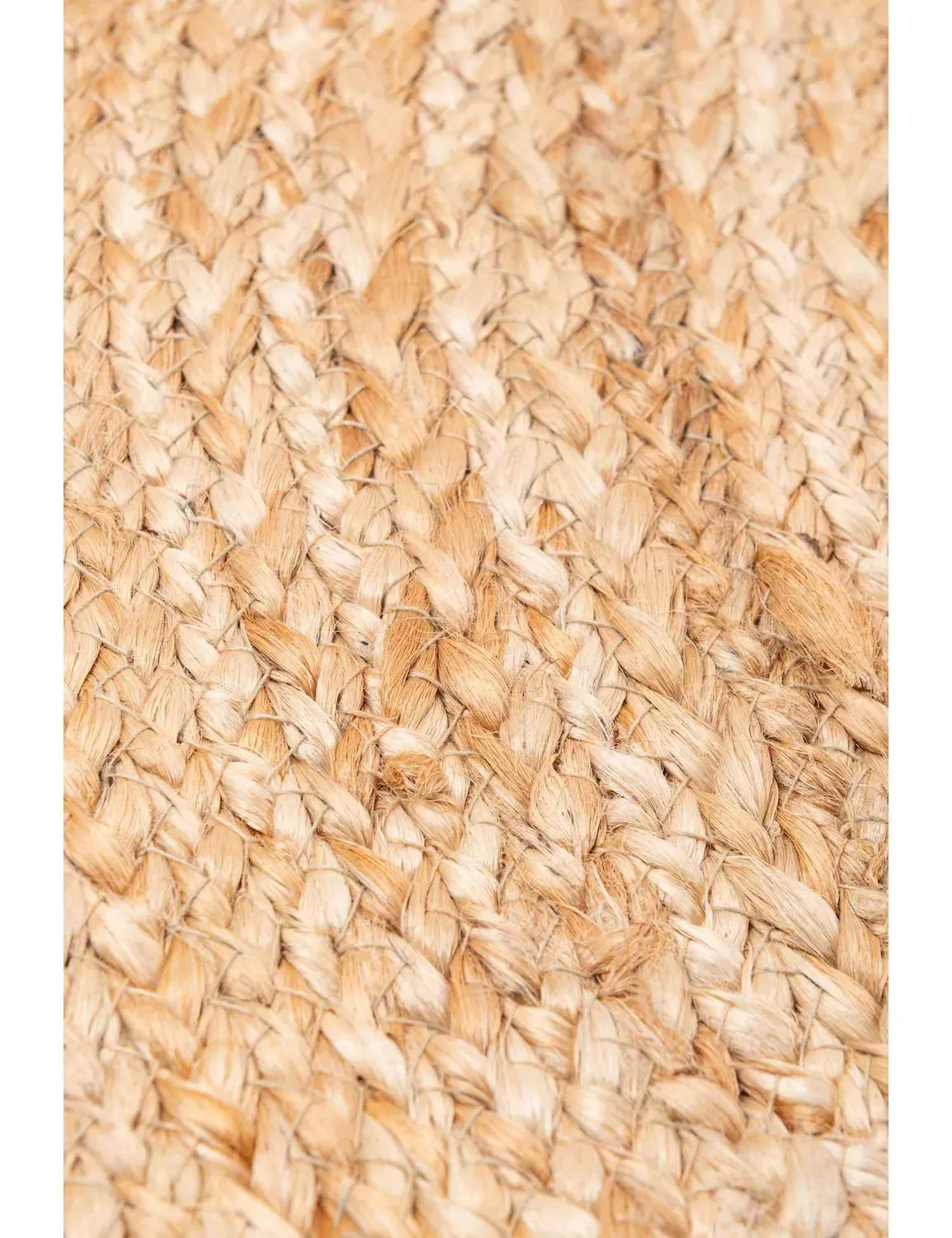Dywan z Juty 100 cm koło boho beżowy - MDK_508966