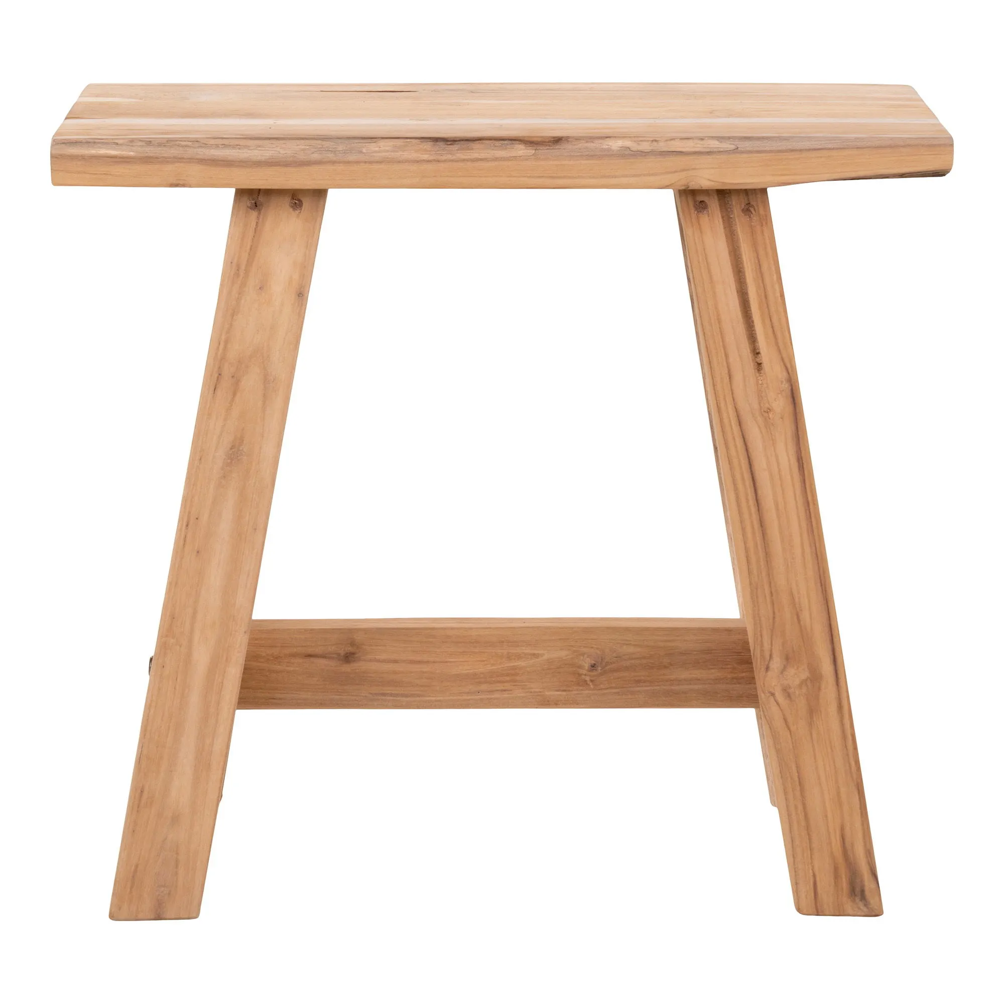 Ławka tarasowa drewniana BARCELONA 50cm naturalny — zdjęcie 3