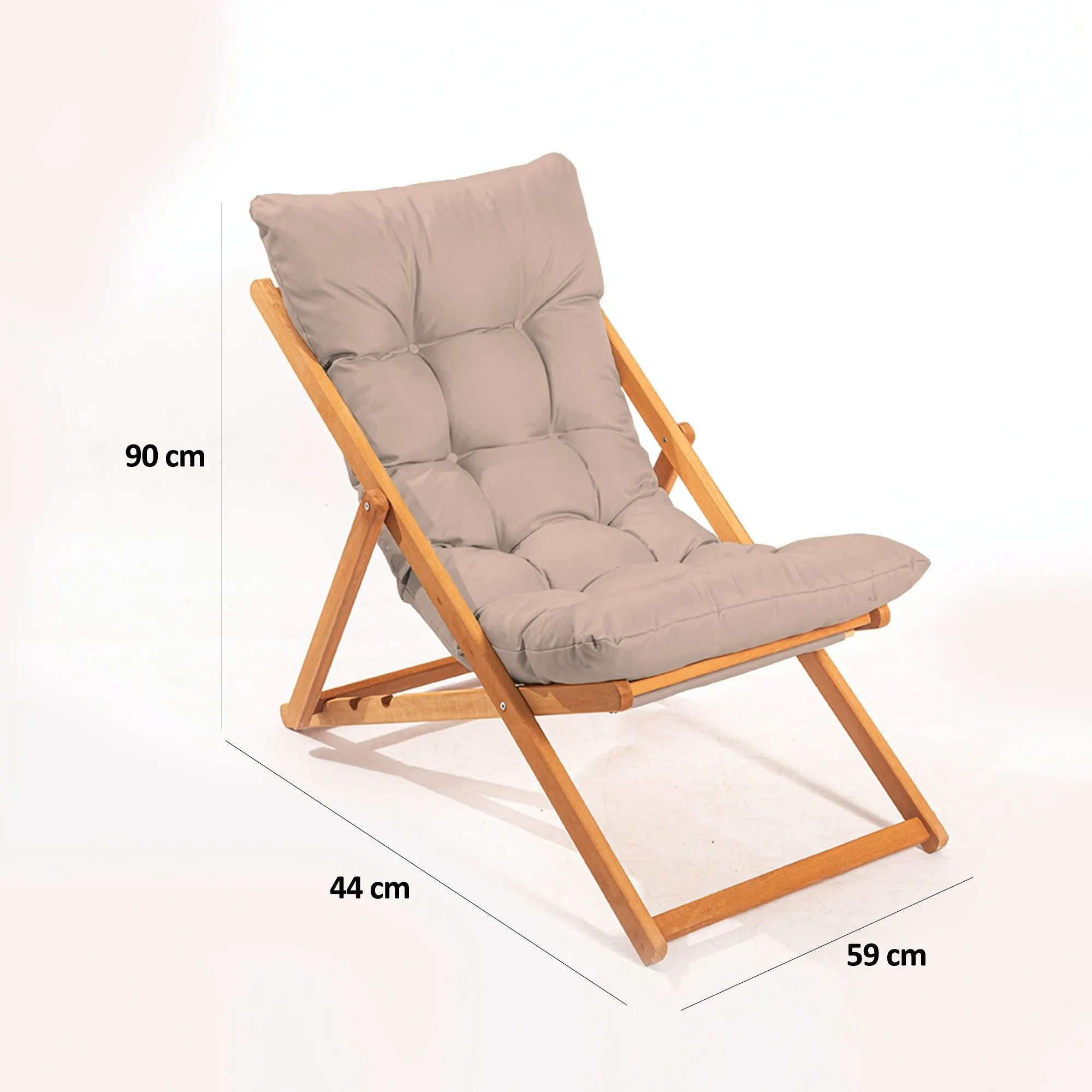 Zestaw ogrodowy 3-częściowy MY005 2 krzesła + stolik (40x40cm) brązowy naturalny - ASI_644MYD1137