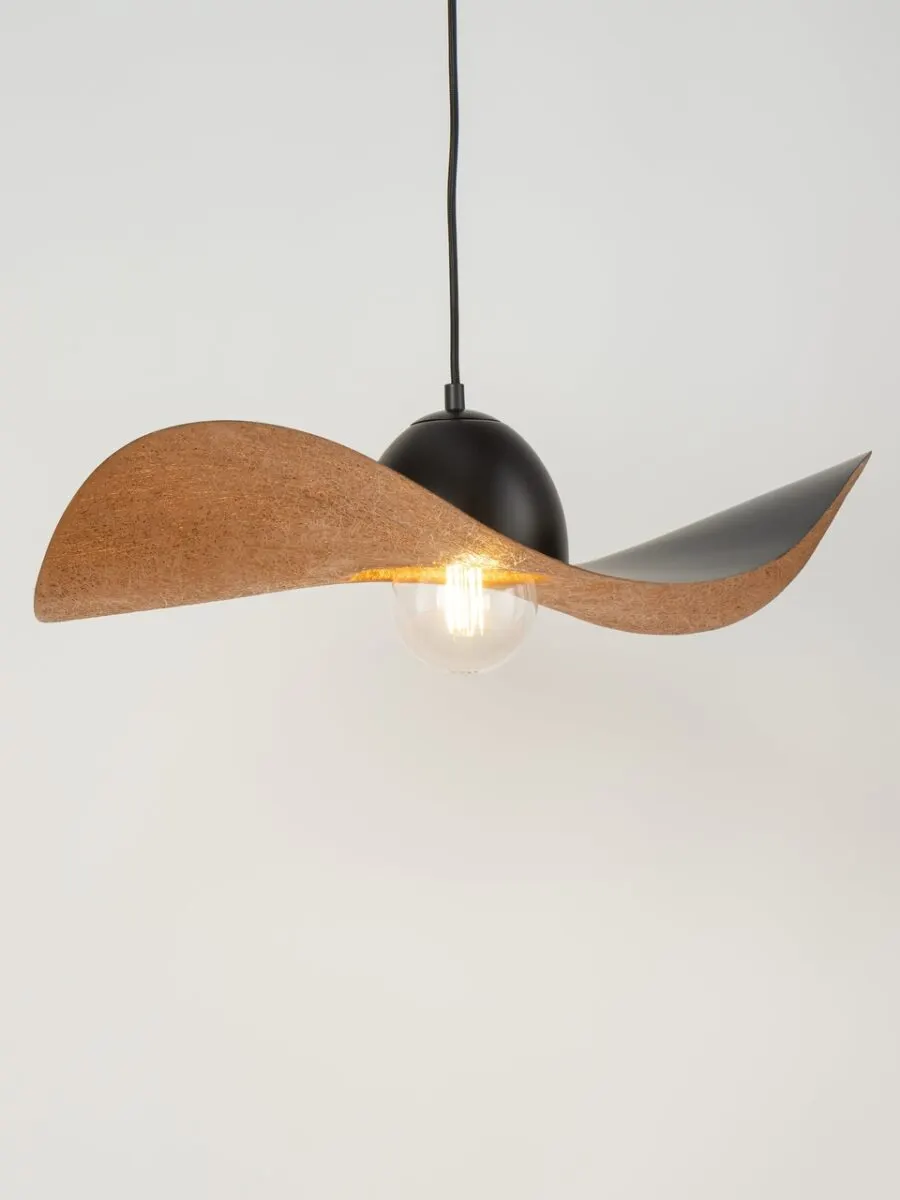 Lampa wisząca KAPELLO M ø55cm czarny/miedziany - SI_32346