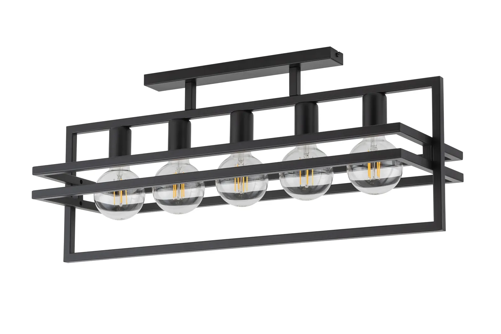 Lampa sufitowa/plafon MERCI 5 czarny