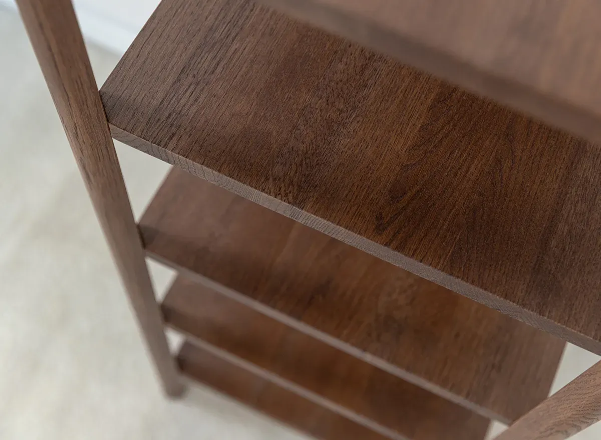 Regał dębowy wysoki CAMPI tabacco - KULCA08T