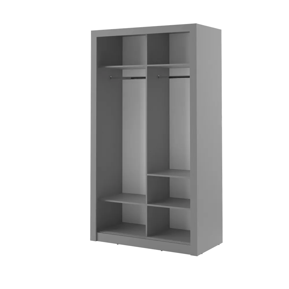 Szafa 2-drzwiowa ARTI AR-06 120cm szara - AR6S