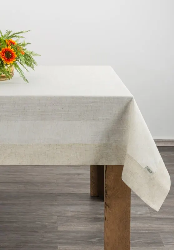 OBRUS NATU 10 140 X 180 CM NATURALNY OBRUS NATU 10 140 X 180 CM NATURALNY