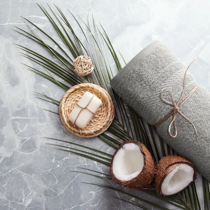 RĘCZNIK ELMA (02) 50 X 90 CM KREMOWY - EU_424088