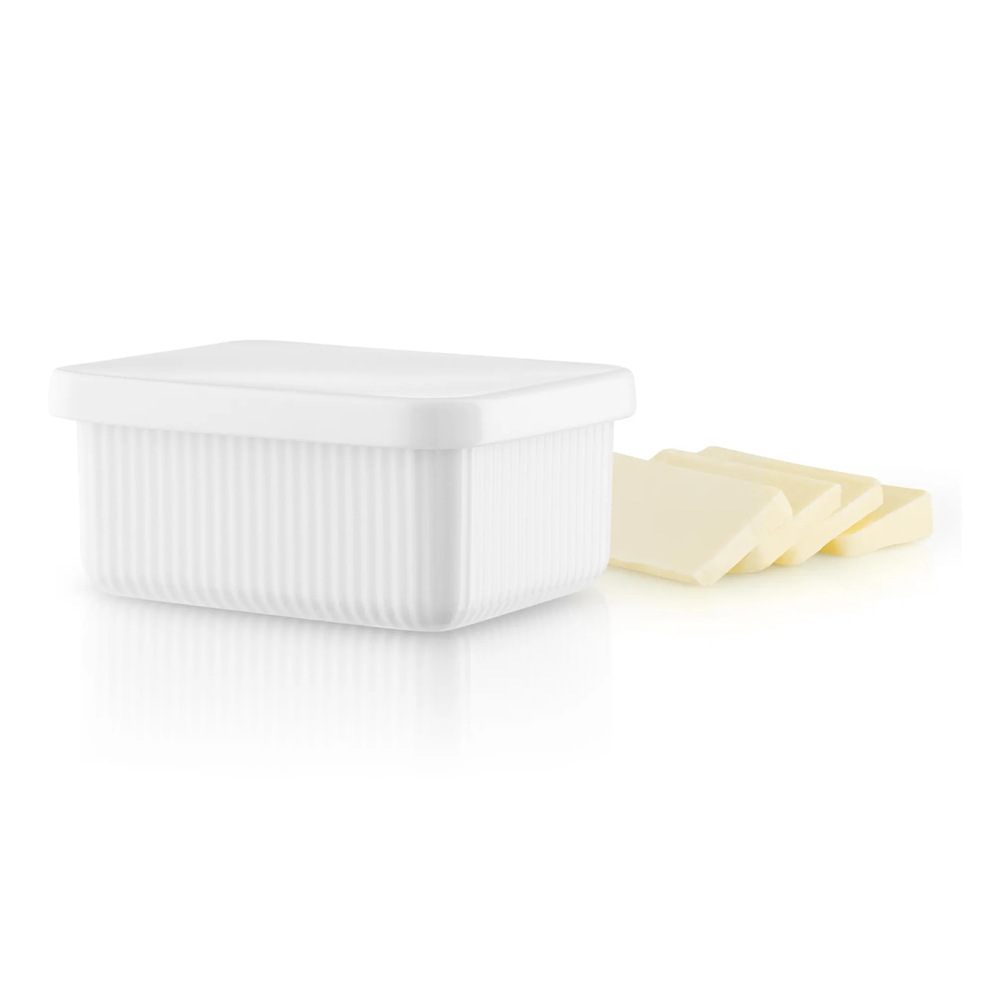 image masło, kremowy, kostki, pojemnik, przybory kuchenne