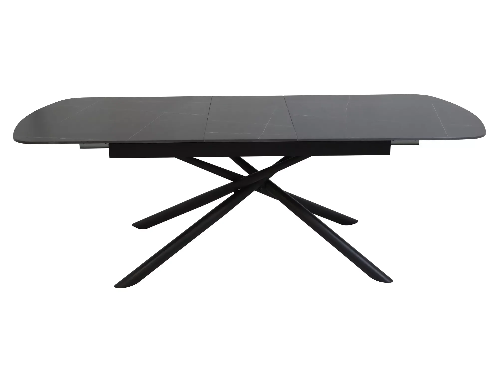 Stół rozkładany ceramiczny VECTOR 90x160(200) czarny mat - VECTORC160