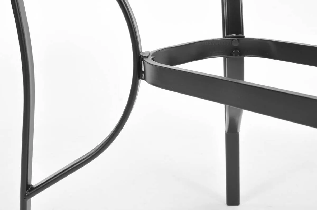 Zestaw ogrodowy PORTO - stół: 90x150 cm + 6 krzeseł - brązowy - FE5906948129528