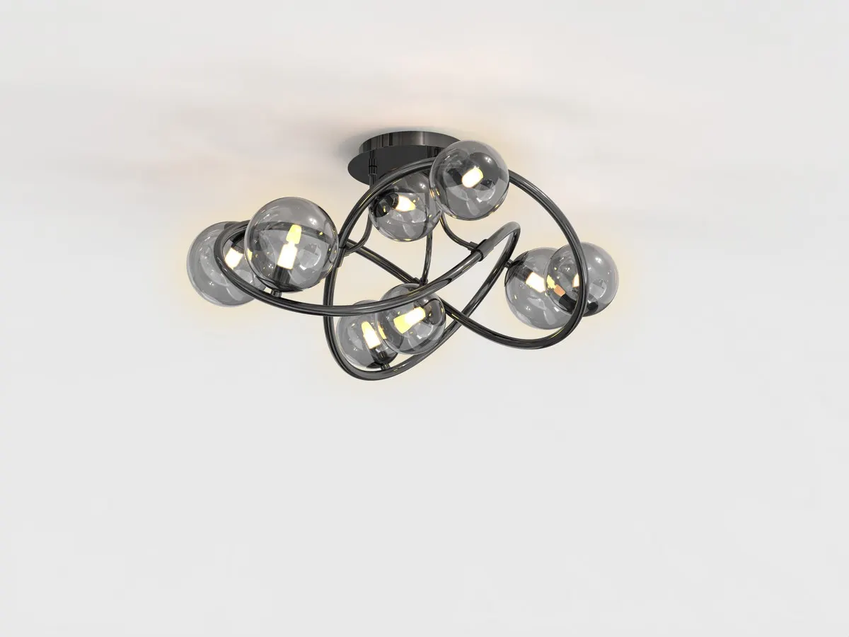 NANCY - Lampa sufitowa 8-pł. — zdjęcie 2