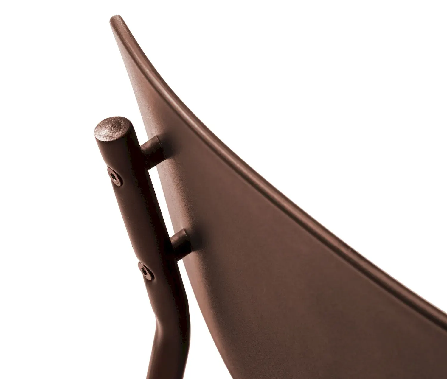 Krzesło metalowe KIRKLAND - ceglasty - UN_54310002