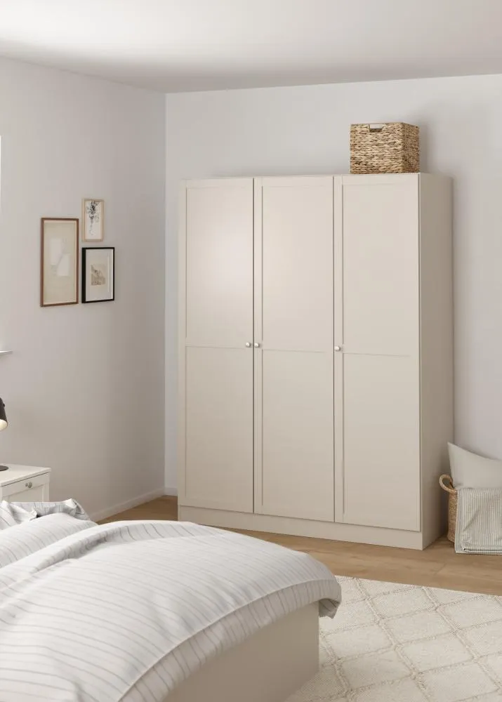 Szafa 3-drzwiowa BILLUND 147 cm cashmere - TV_68052NKNK