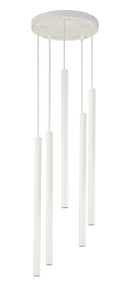 Lampa wisząca SOPEL 5 biała