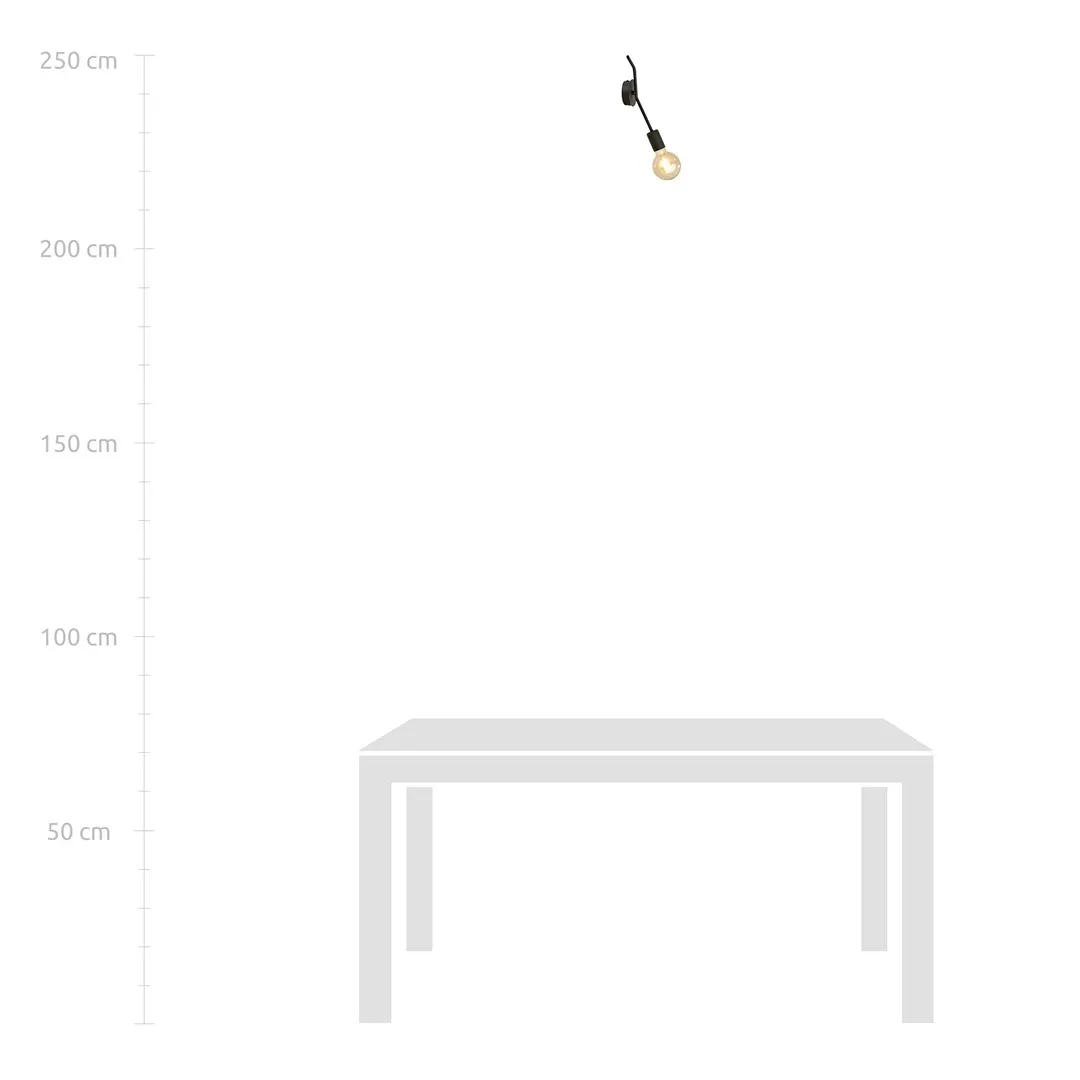 Lampa sufitowa FRIX Czarny 1126/K1 - 1126/K1