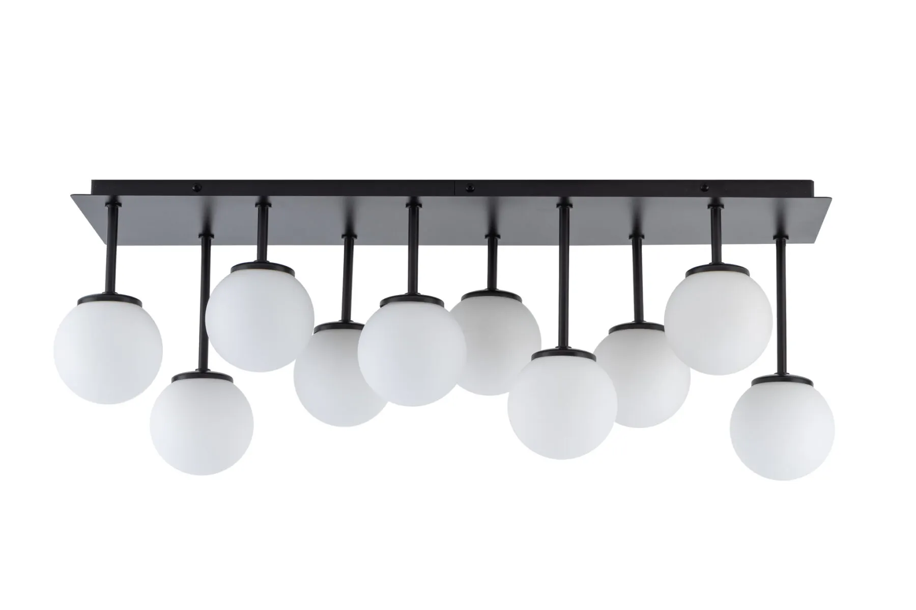 Lampa sufitowa TULIA 10 biało-czarna