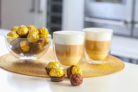Komplet 2 szklanek z podwójną ścianką 320ml AMO transparentny — zdjęcie 3