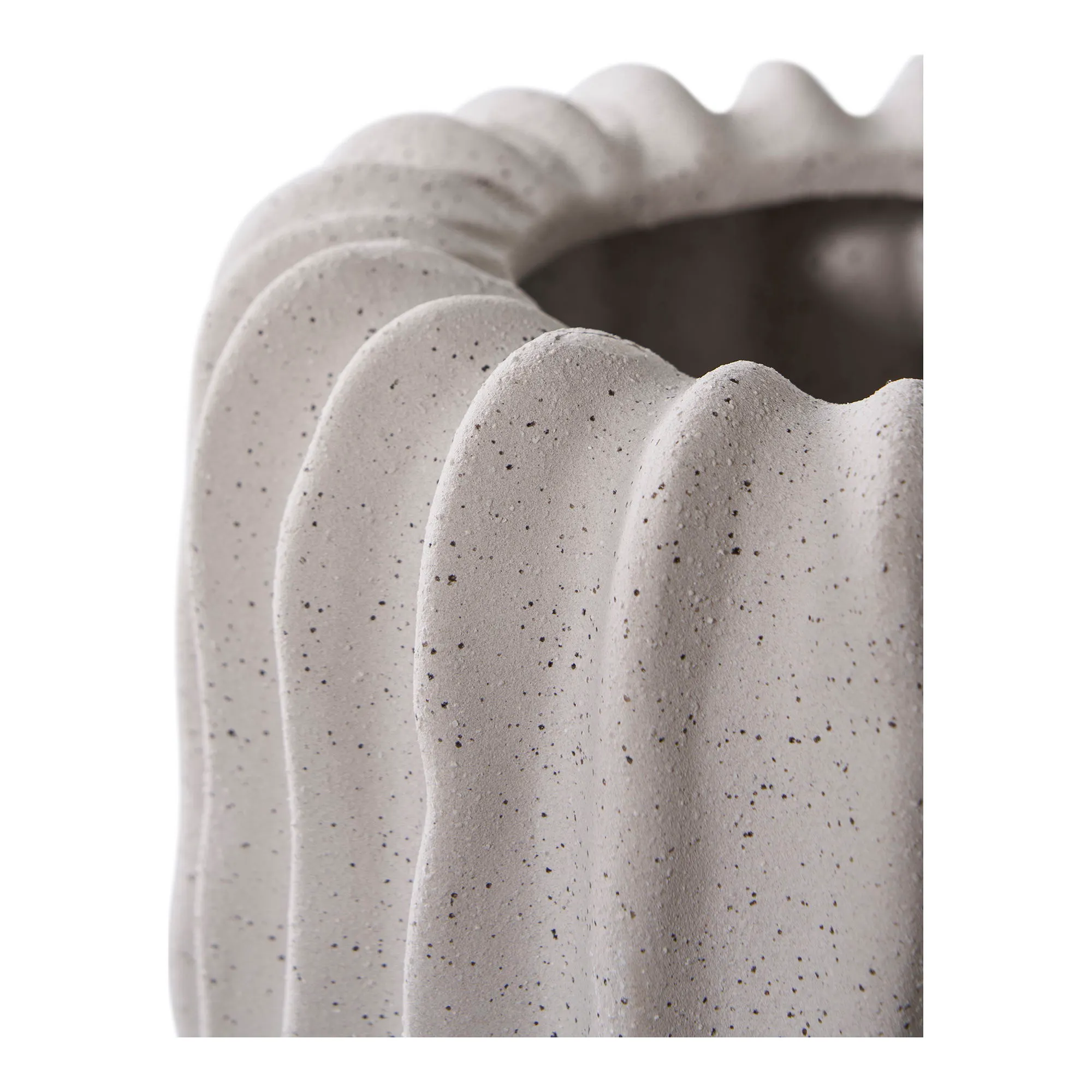 Doniczka ceramiczna FLOWERPOT fi15x15 cm szara - 4451214