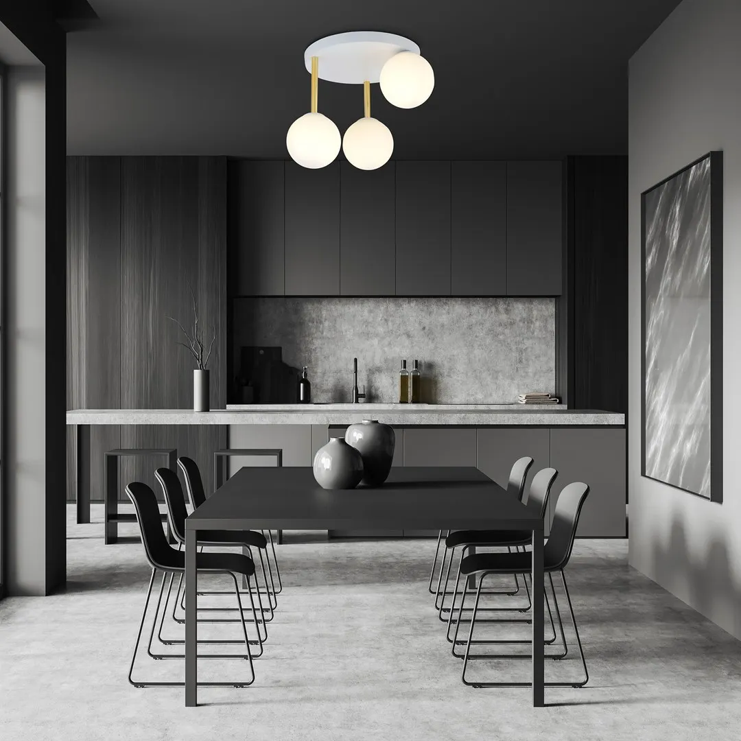 Lampa sufitowa DOLCE Biały,Złoty 1261/3 - 1261/3