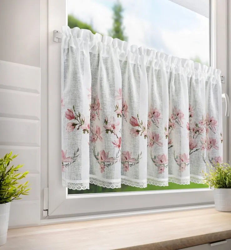 FIRANA GOTOWA AMELIA 150X60 CM BIAŁY — zdjęcie 8