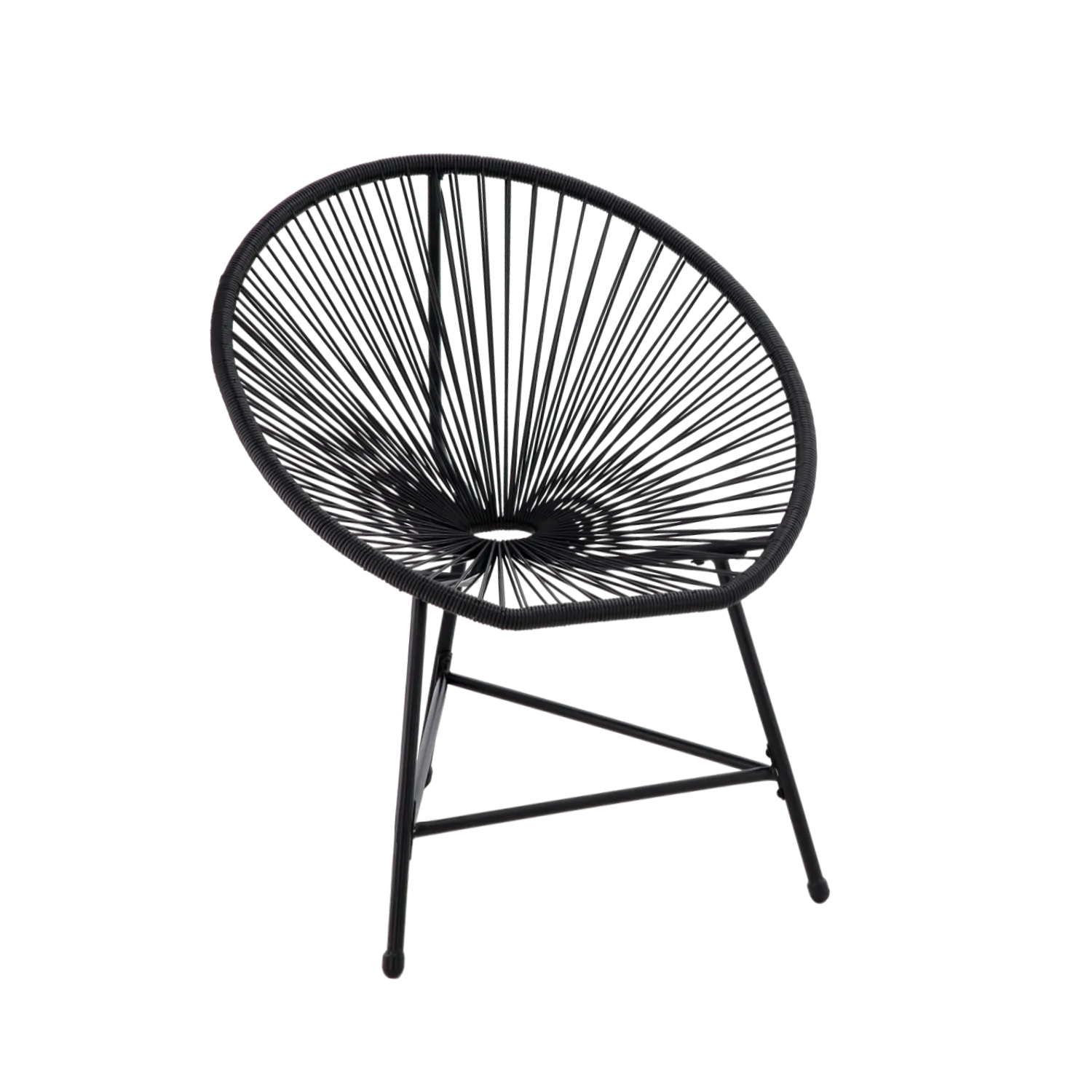 image krzeslo, fotel, metal, czarne, design