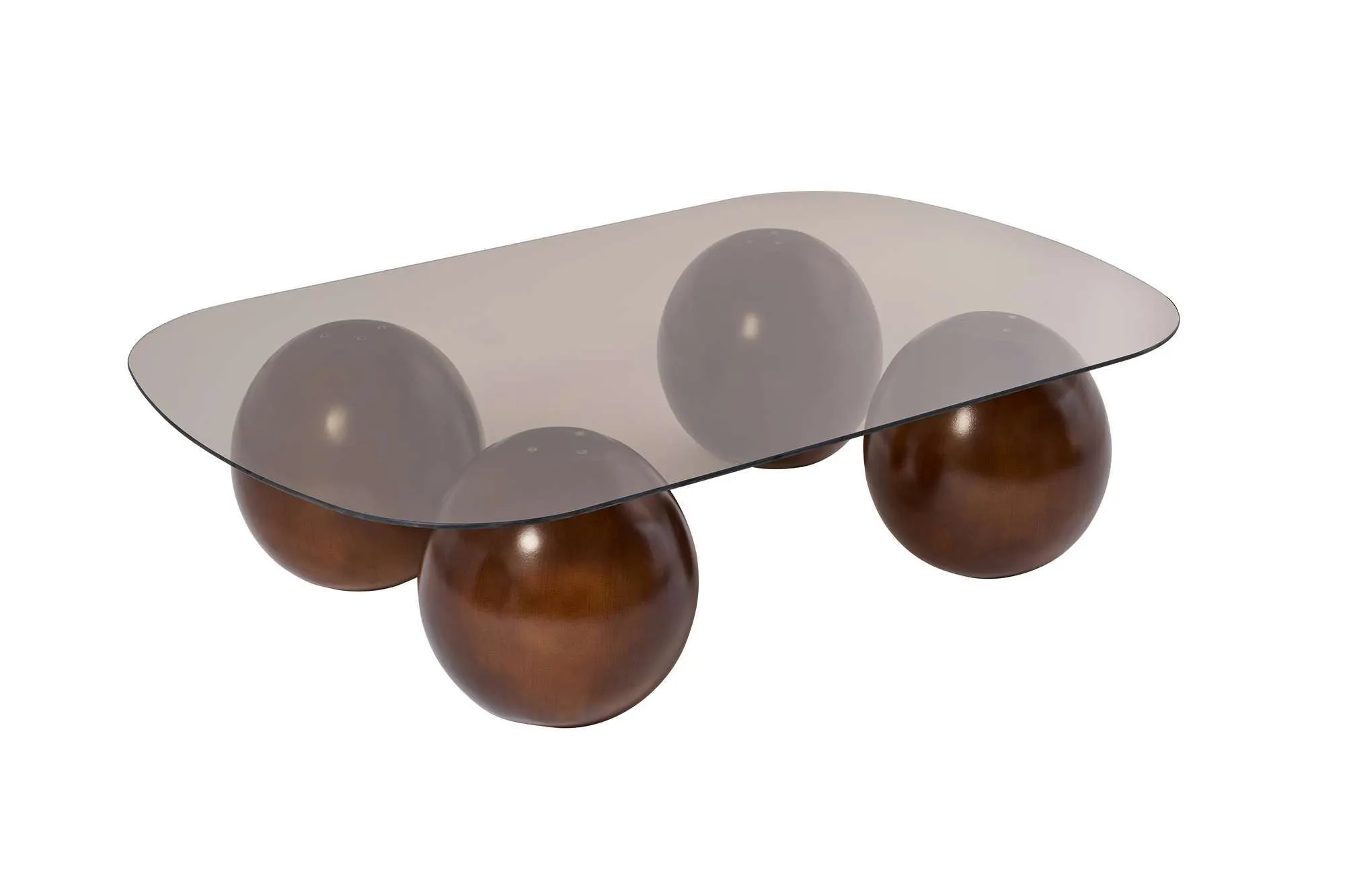 Stolik kawowy EVARA 75x118 cm orzech brązowy