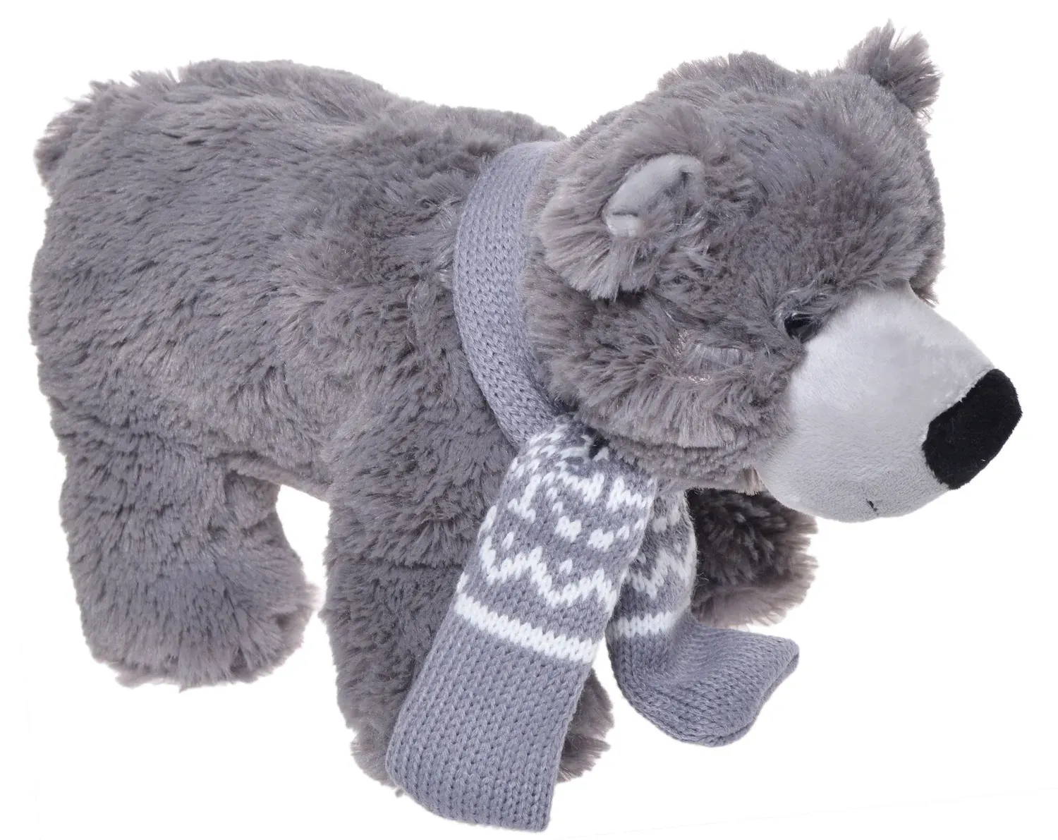 Niedźwiedź polarny w szaliku DUŻY 8805 szary Niedźwiedź polarny w szaliku DUŻY 8805 szary