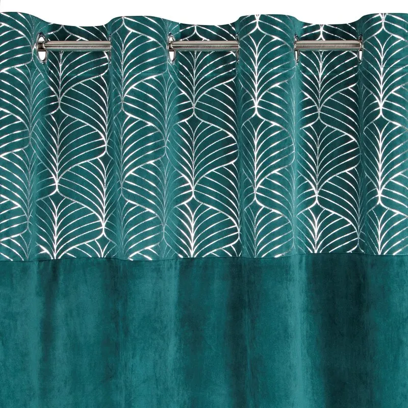 ZASŁONA GOTOWA LINDI 140X250 CM TURKUSOWY
