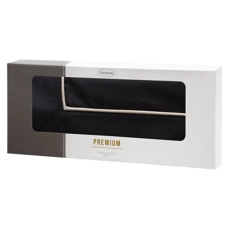 OBRUS MADELE 85 X 85 CM CZARNY - EU_392524