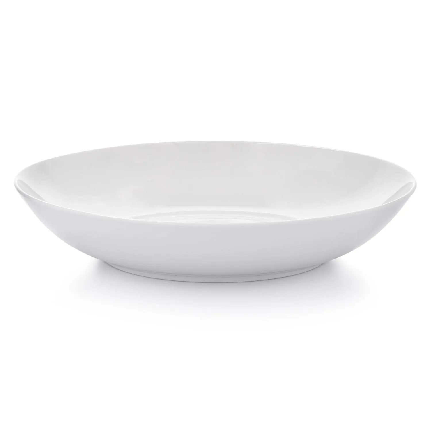 image talerz, biel, ceramiczny, płaski, kielichowy