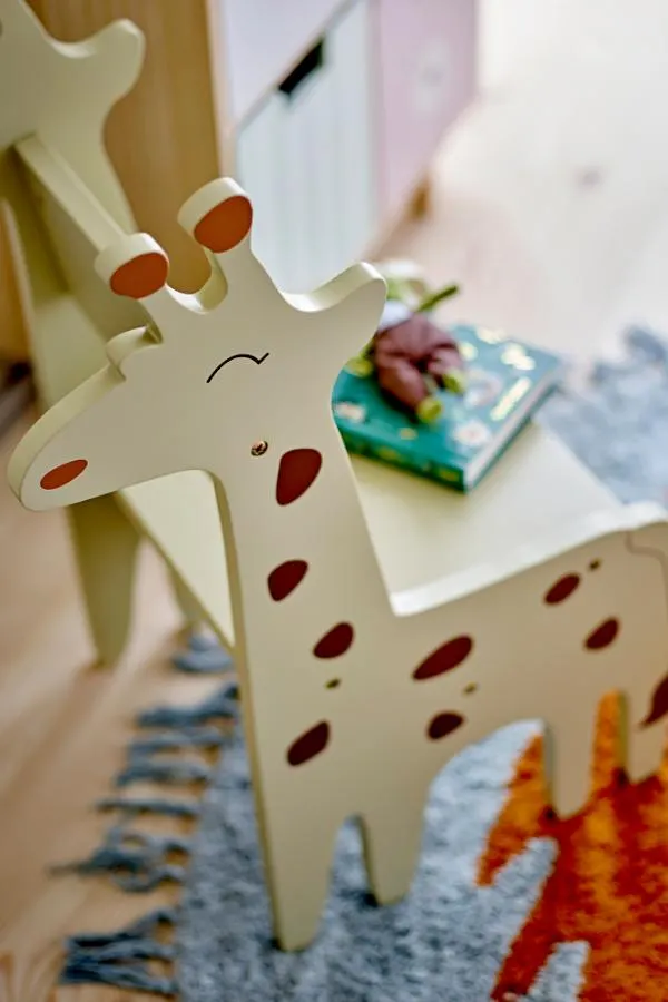 image zabawkowy, pingwin?, giraffe, sowa?, drewniana zabawka