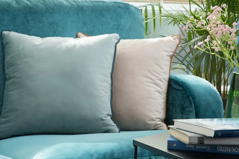 POSZEWKA MEL 40 X 40 CM CIEMNONIEBIESKI - EU_384061