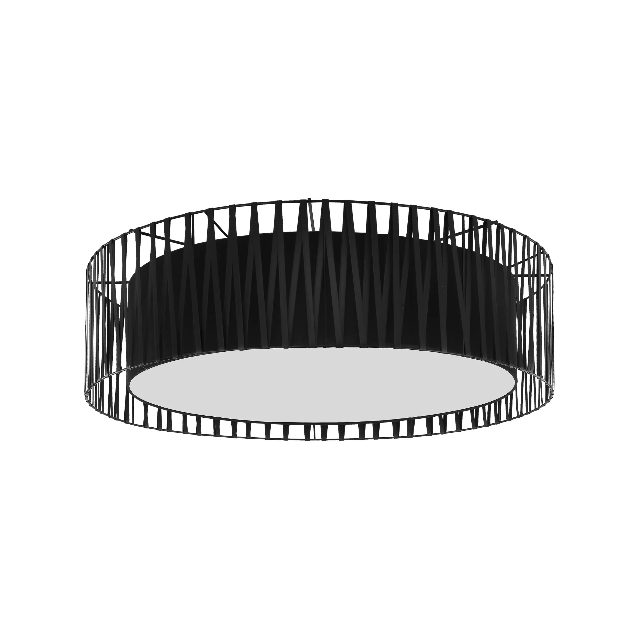 Lampa sufitowa HARMONY czarna biała 71x21cm