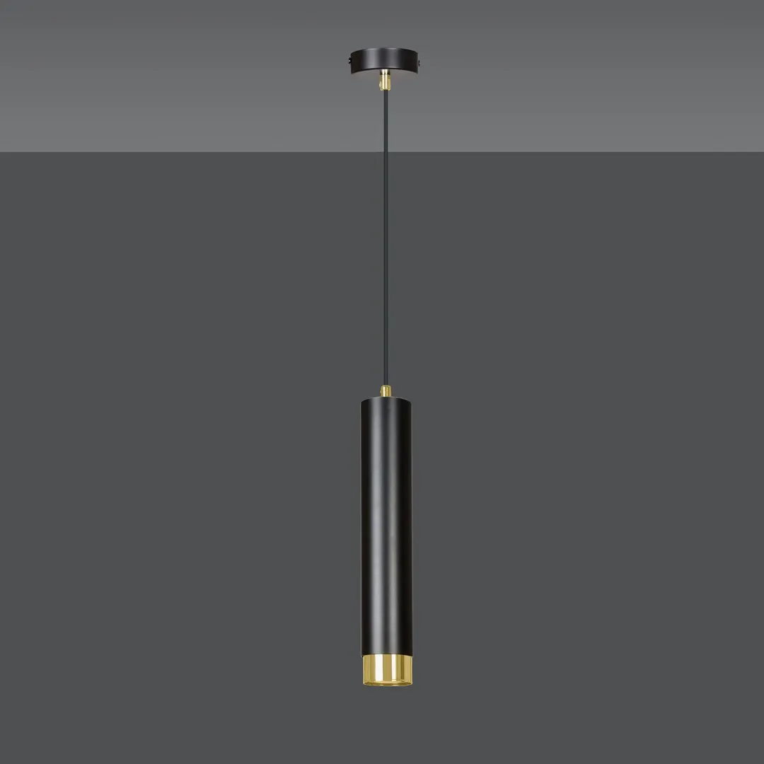 Lampa wisząca KIBO Czarny/Złoty 644/1 - 644/1