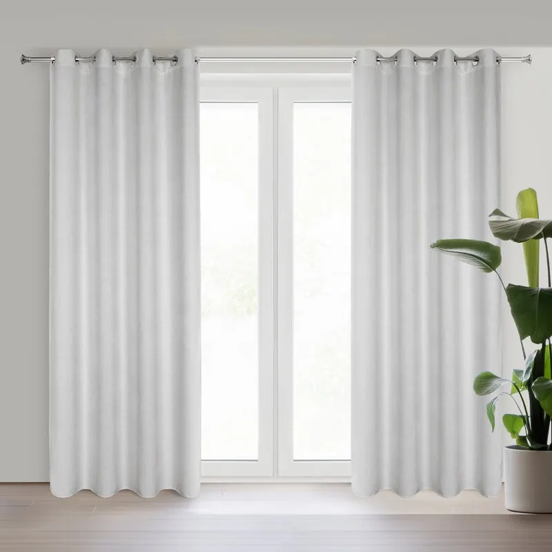 ZASŁONA GOTOWA ALETA 135 X 250 CM SREBRNY ZASŁONA GOTOWA ALETA 135 X 250 CM SREBRNY