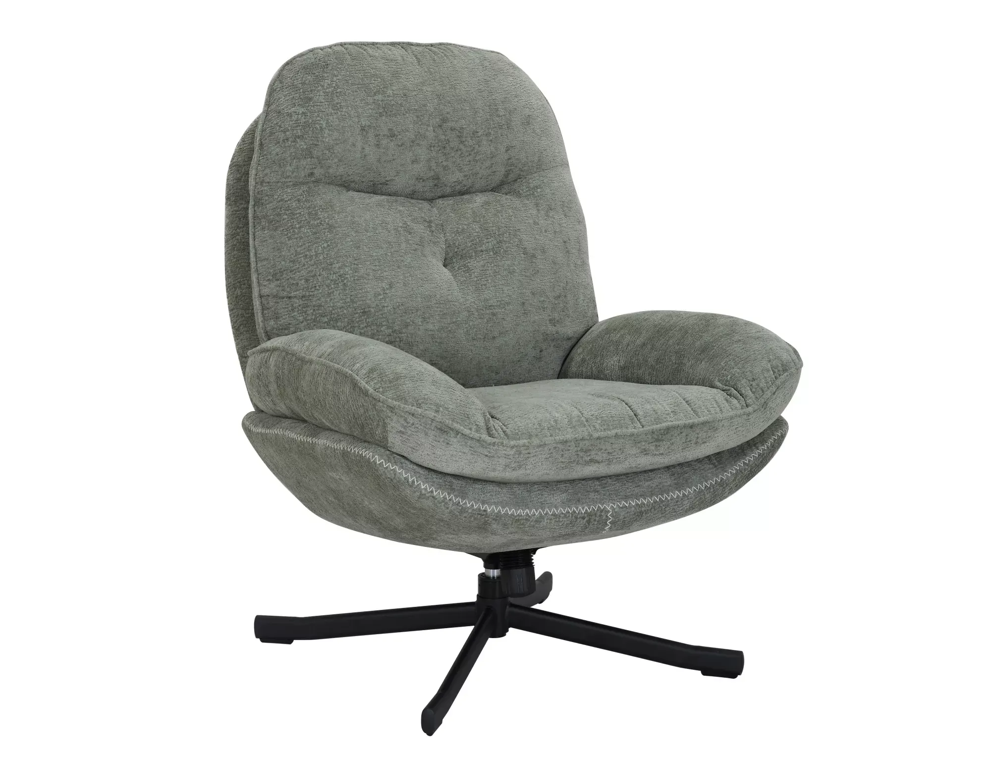 Fotel obrotowy HARPER tap.238 oliwkowy z czarnymi nogami Signal