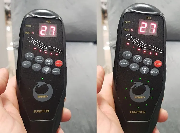 Fotel rozkładany NEPTUN M (funkcja masażui podgrzewania) VELVET szary 14 Signal — zdjęcie 9