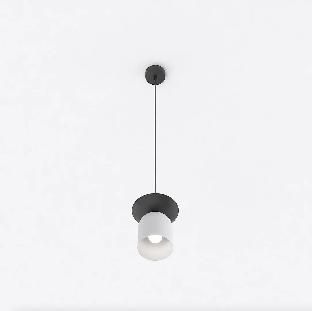 Lampa wisząca metalowa EGO 1 szara — zdjęcie 2