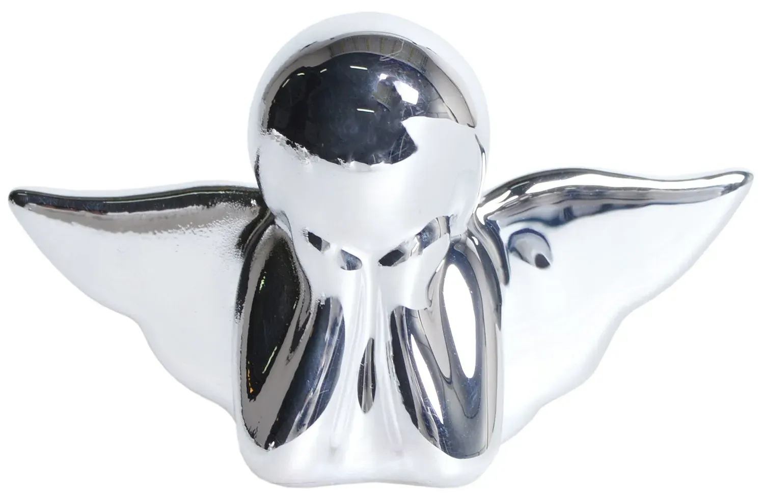 ANIOŁ ZE SKRZYDŁAMI MAXI srebrny