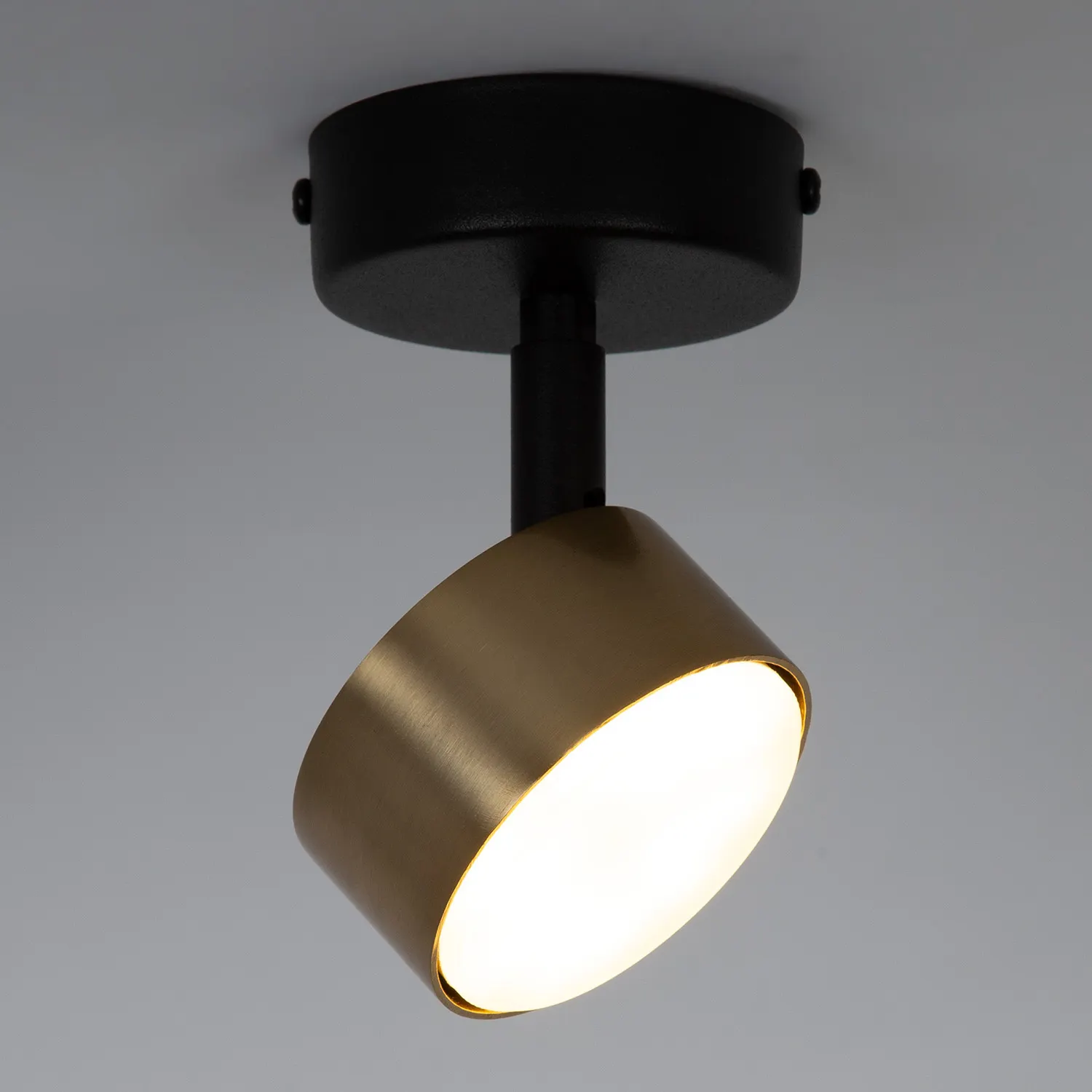 Lampa sufitowa/plafon NEMO 1 S czarno-złoty - SI_41084