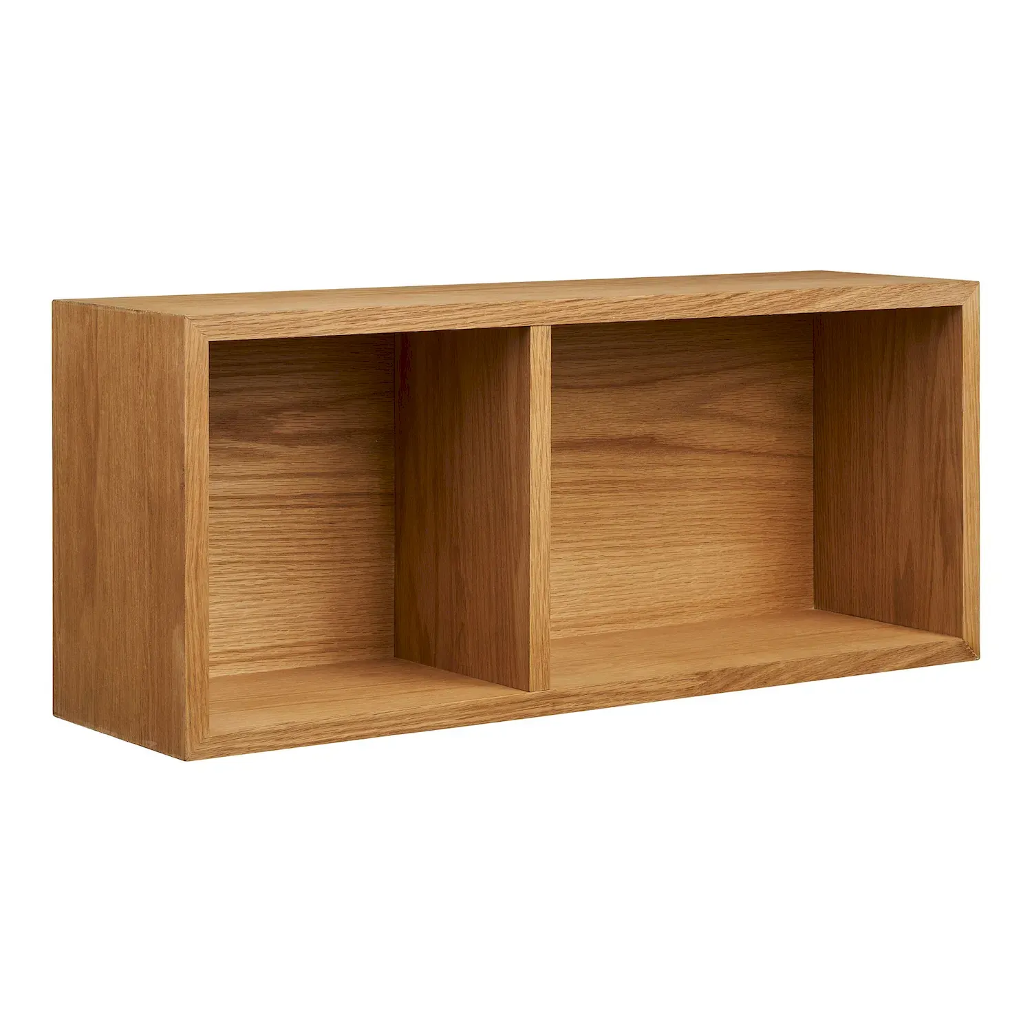 Półka ścienna drewniana OSHAWA naturalny 71x20x30 cm naturalny