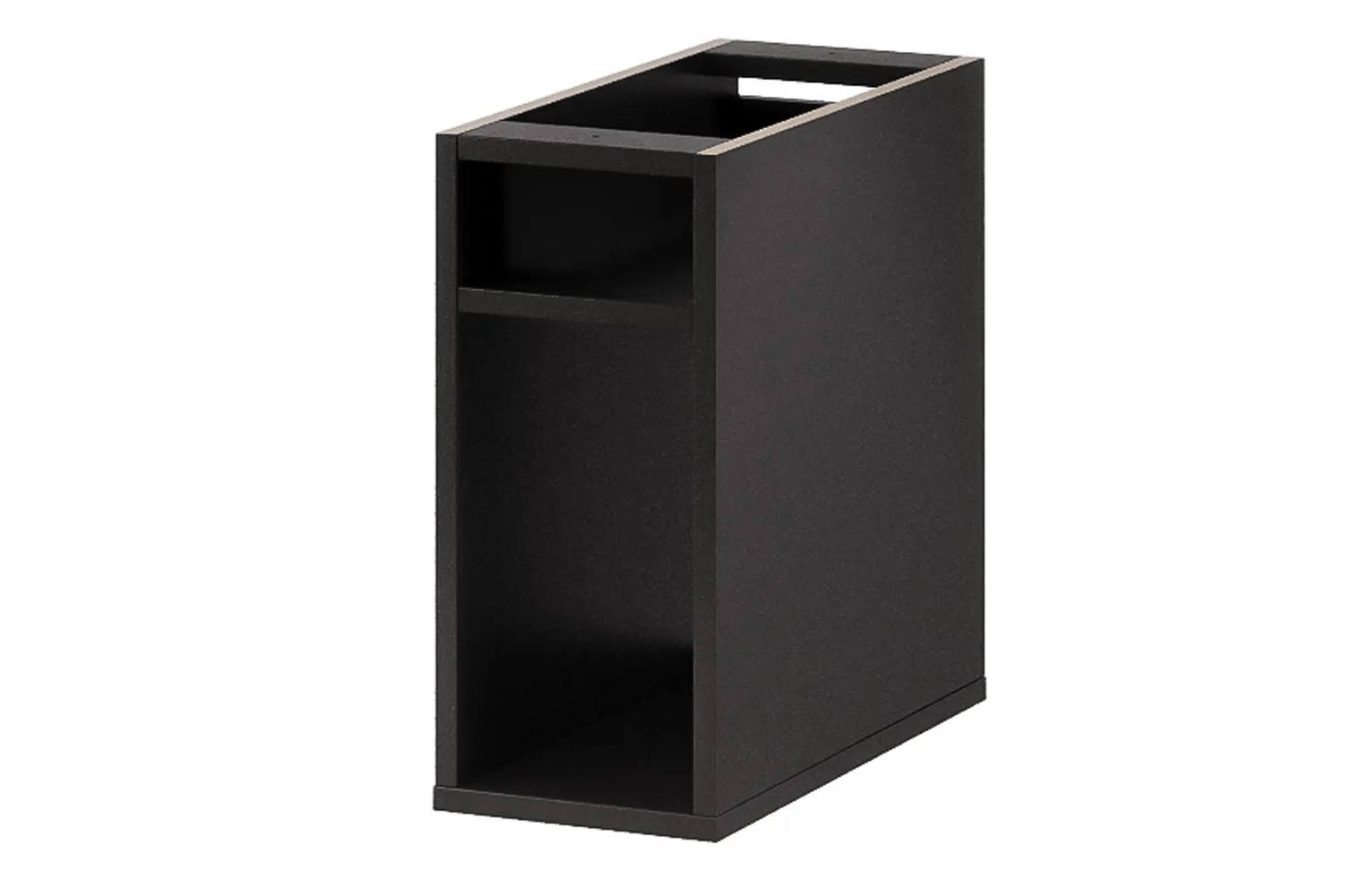 Regał łazienkowy wiszący MOSSA 45x20 czarny Skrzynka pocztowa