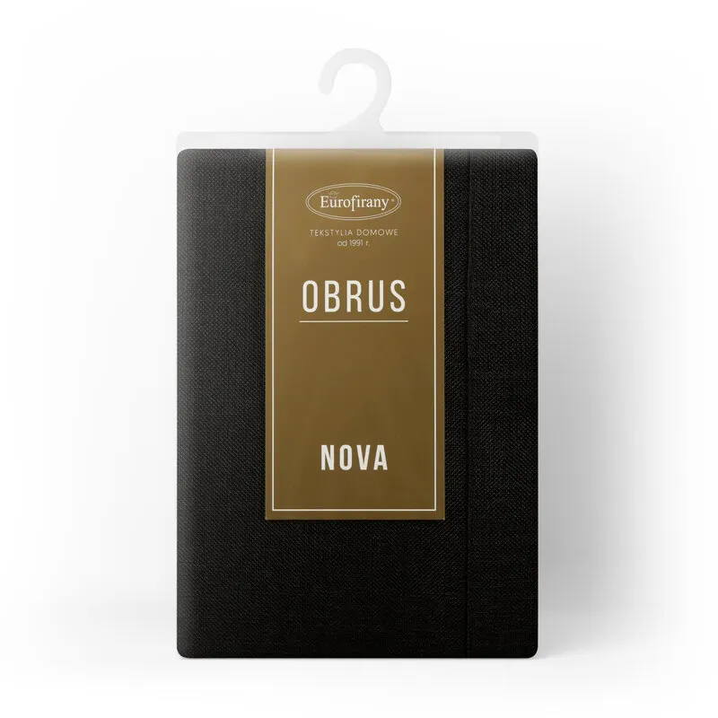 OBRUS STELLA 2 145 X 300 CM CZARNY