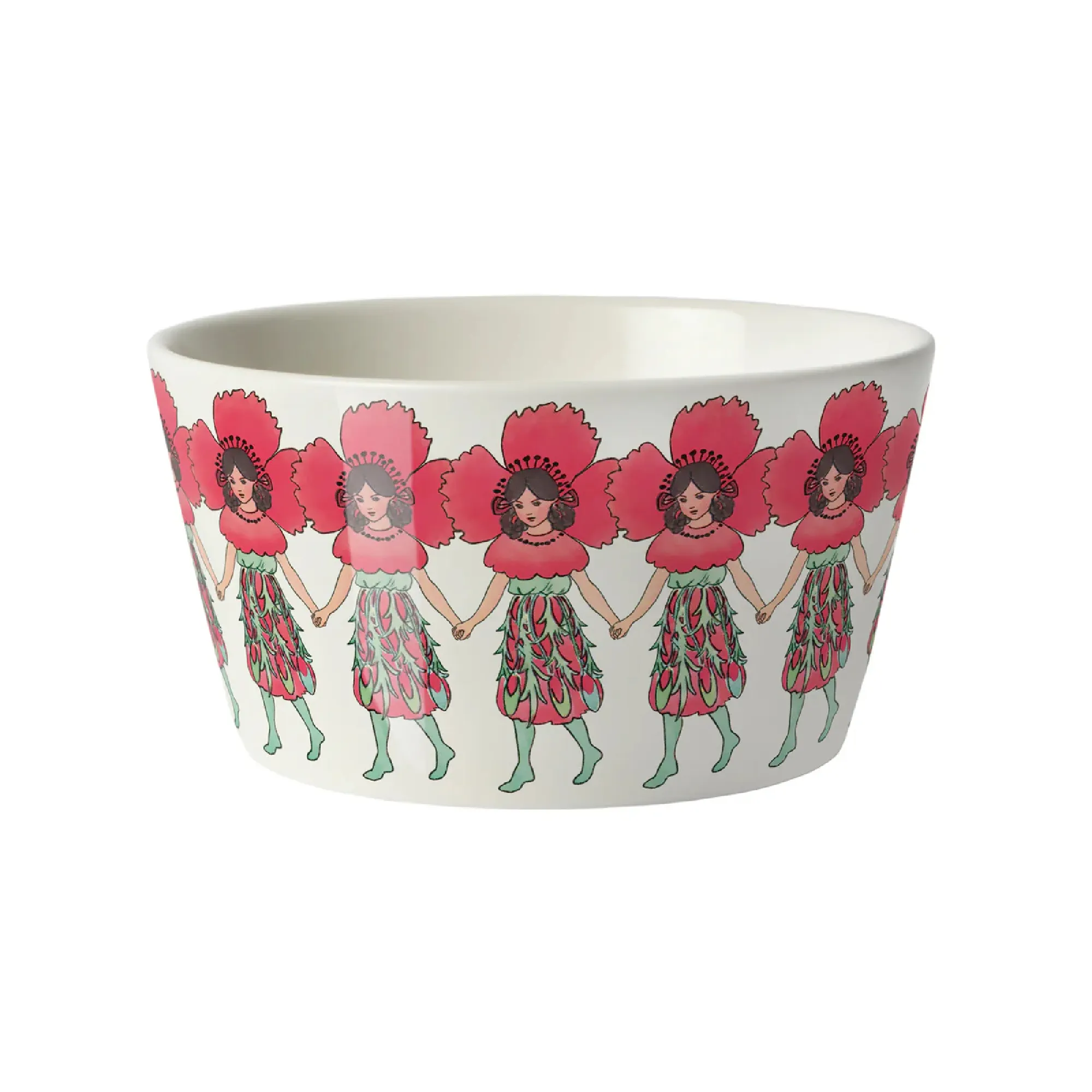 image makowy wzór, bowl, miska, ceramiczna, wzór kwiecisty