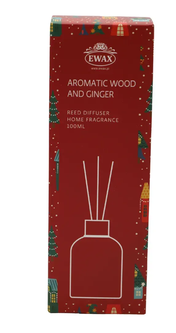 Dyfuzor zapachowy AROMATIC WOOD & GINGER czerwony