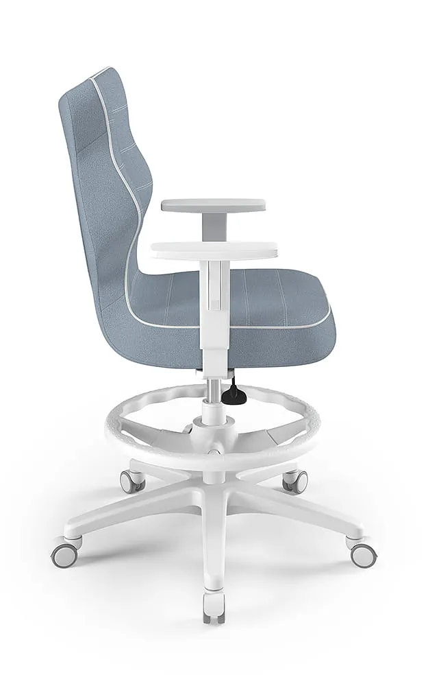 Krzesło młodzieżowe Duo biały Jasmine 06 rozmiar 6 WK+P - CD-D-6-A-B-JS06